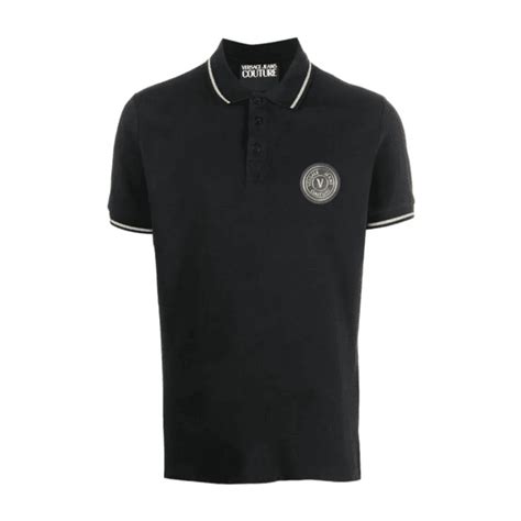 versace jeans couture polo round gold|versace jeans.